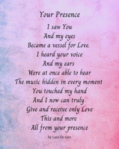 Your Presence - mauve