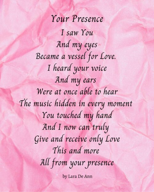 Your Presence - pink
