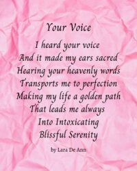Your Voice - pink