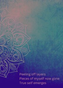 Haiku Card - Emerge - layers