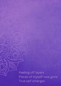 Haiku Card - Emerge - Purple