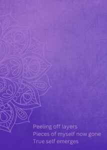 Haiku Card - Emerge - Purple
