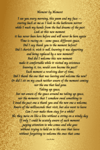 Moment by Moment - gold