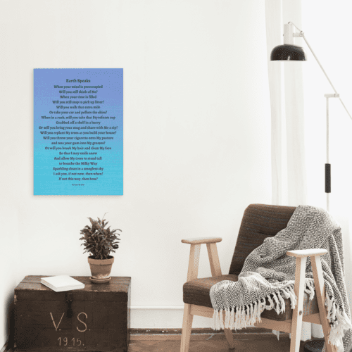 Earth Speaks - blue - Image 3