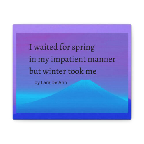Winter - canvas - overlay - black letters - Image 10
