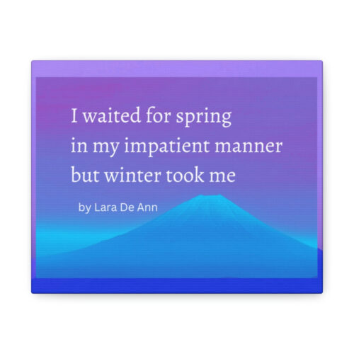 Winter - canvas - overlay - white letters - Image 10