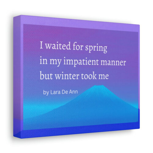 Winter - canvas - overlay - white letters - Image 11