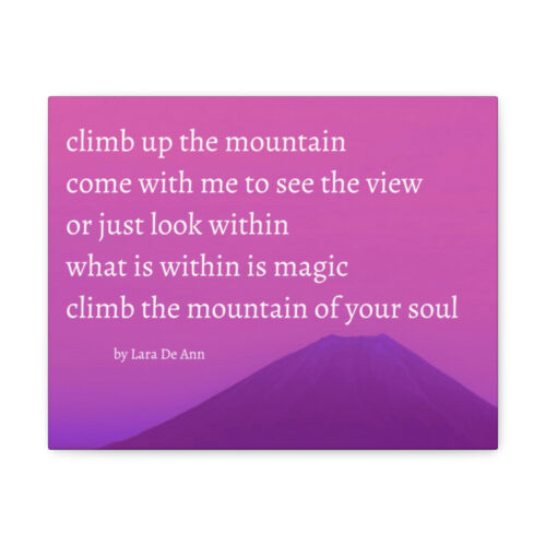 Climb Up - canvas - mauve - Image 4