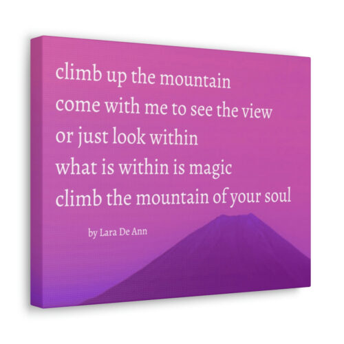 Climb Up - canvas - mauve - Image 5