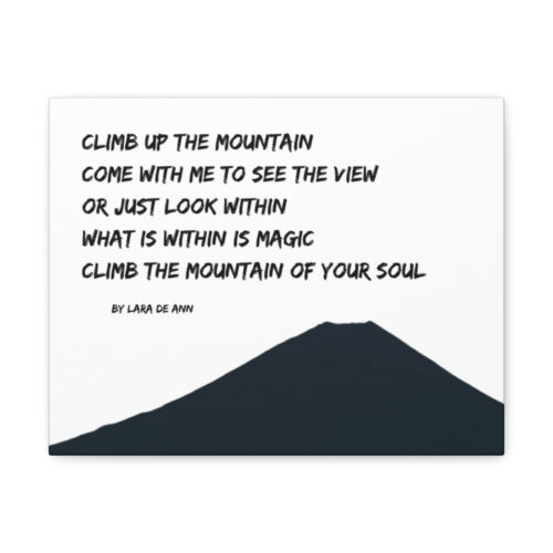 Climb Up - canvas - b & w - Image 4