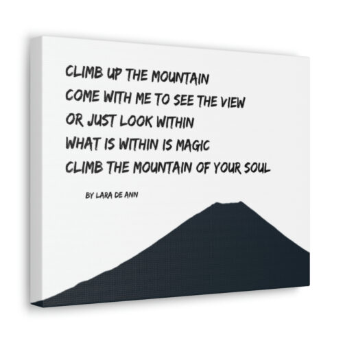 Climb Up - canvas - b & w - Image 5
