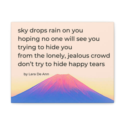Happy Tears - canvas - natural - Image 3