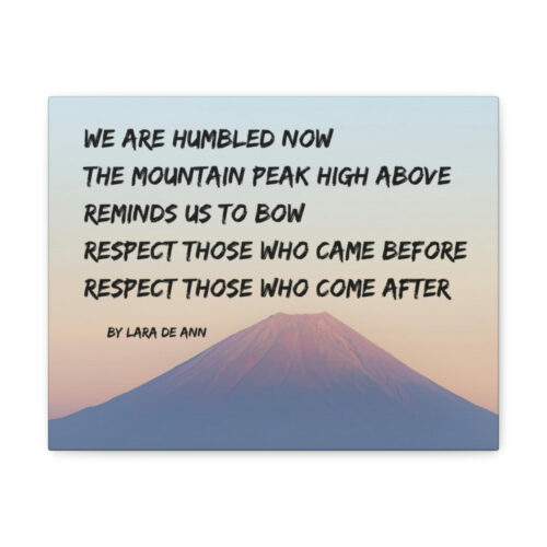 Respect - tanka - canvas - natural - Image 3