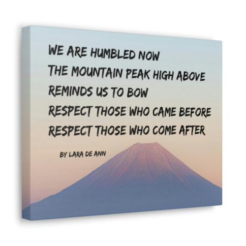 Respect - tanka - canvas - natural - Image 4