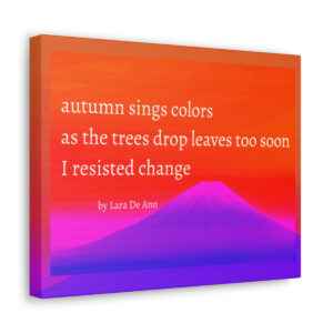 Autumn - canvas - overlay - white letters