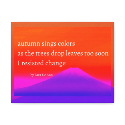 Autumn - canvas - overlay - white letters - Image 2
