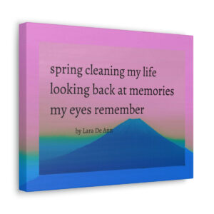Spring - canvas - overlay - black letters