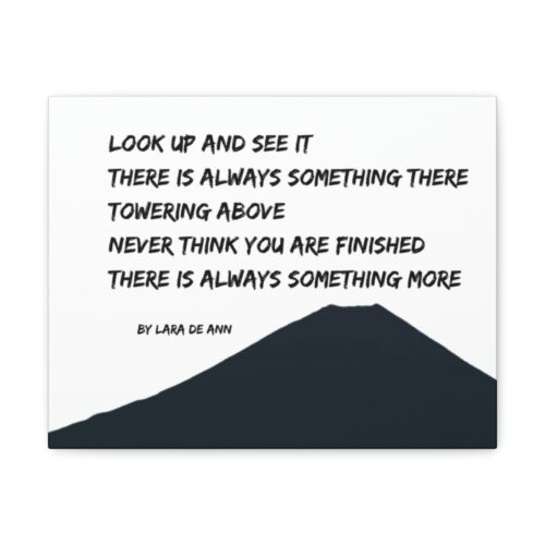 Look Up - tanka - canvas - b & w - Image 7