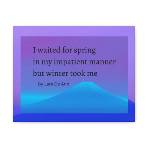 Winter - canvas - overlay - black letters - Image 2