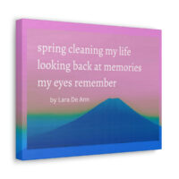 Spring - canvas - overlay - white letters
