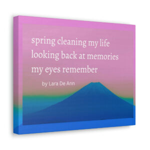 Spring - canvas - overlay - white letters
