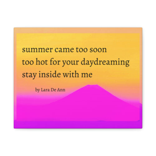 Summer - canvas - overlay - black letters - Image 2