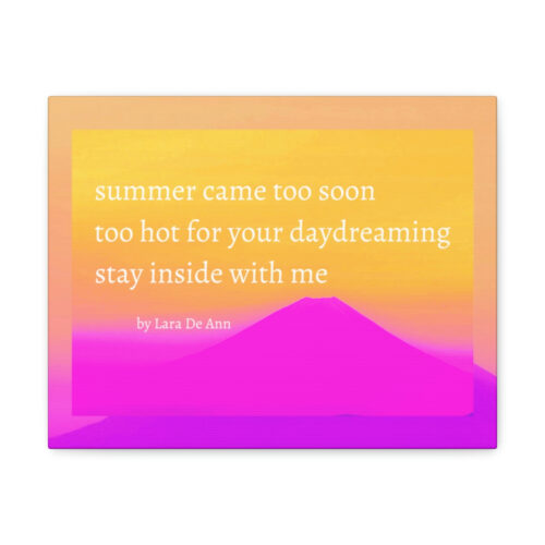Summer - canvas - overlay - white letters - Image 2
