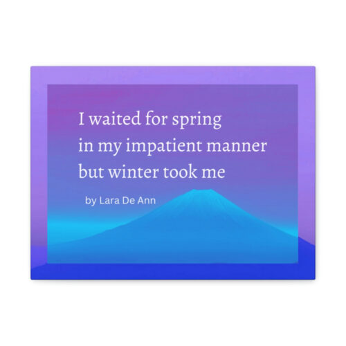 Winter - canvas - overlay - white letters - Image 12