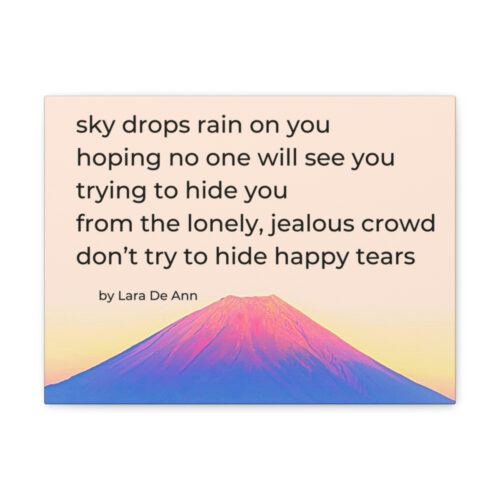 Happy Tears - canvas - natural - Image 6