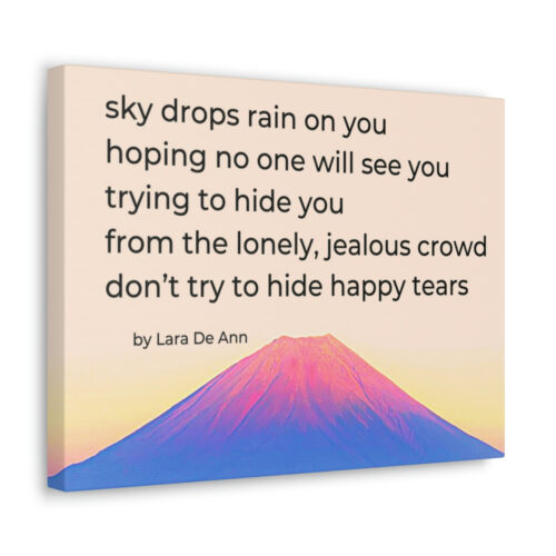 Happy Tears - canvas - natural - Image 7