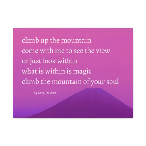 Climb Up - canvas - mauve - Image 7