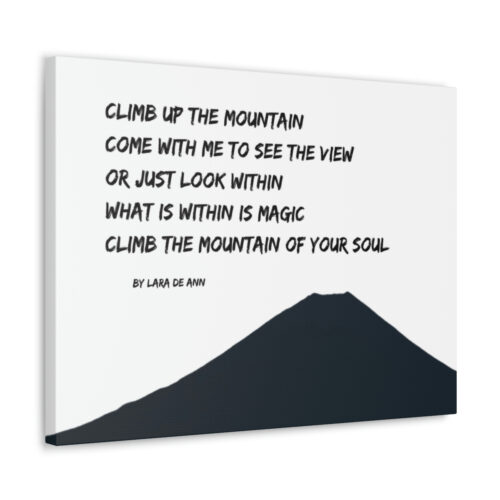 Climb Up - canvas - b & w - Image 8