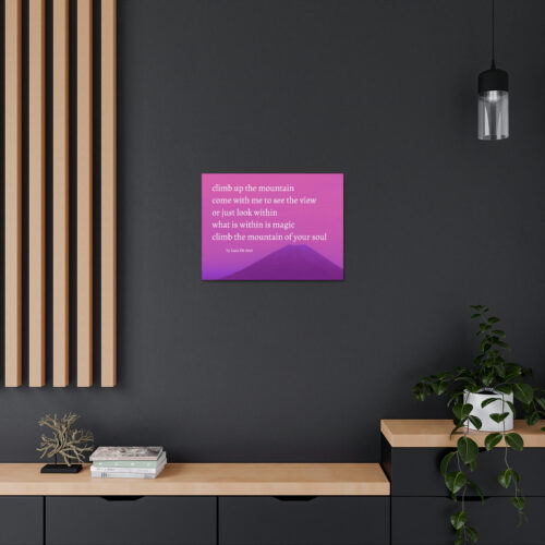 Climb Up - canvas - mauve - Image 9