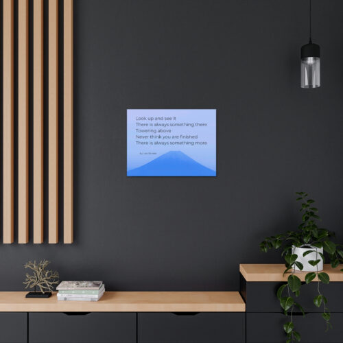 Look Up - tanka - canvas - blue - Image 5
