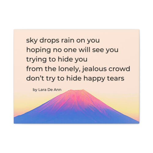 Happy Tears - canvas - natural - Image 9