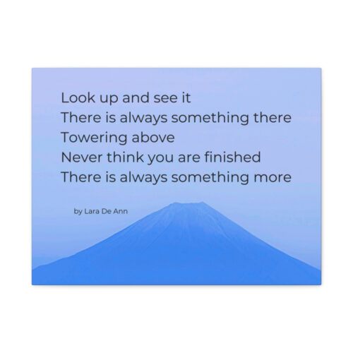 Look Up - tanka - canvas - blue - Image 3