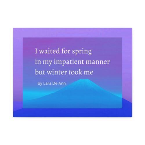 Winter - canvas - overlay - white letters - Image 15