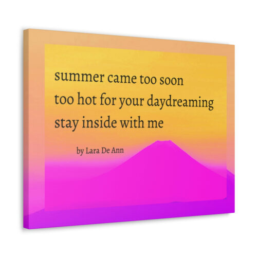 Summer - canvas - overlay - black letters - Image 16