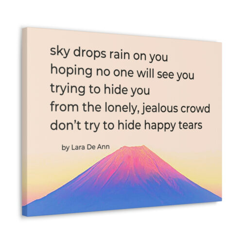 Happy Tears - canvas - natural - Image 10