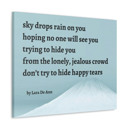 Happy Tears - canvas - snow - Image 12