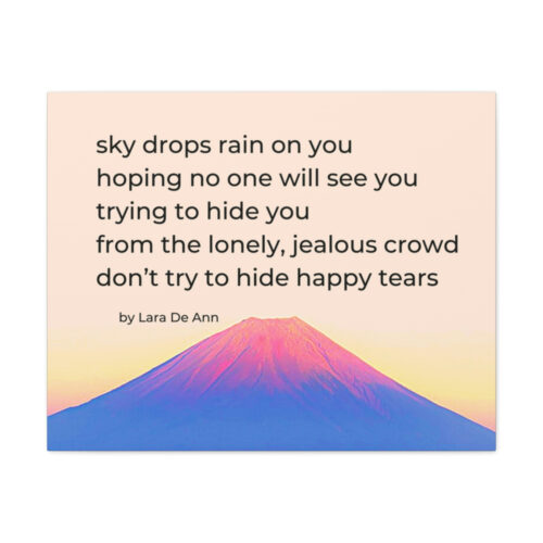 Happy Tears - canvas - natural - Image 12