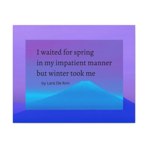 Winter - canvas - overlay - black letters - Image 17