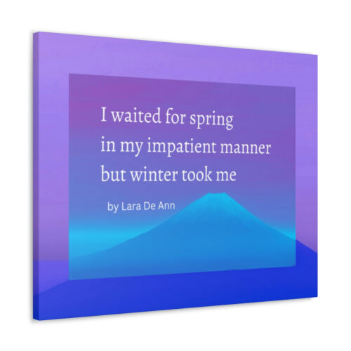 Winter - canvas - overlay - white letters - Image 19
