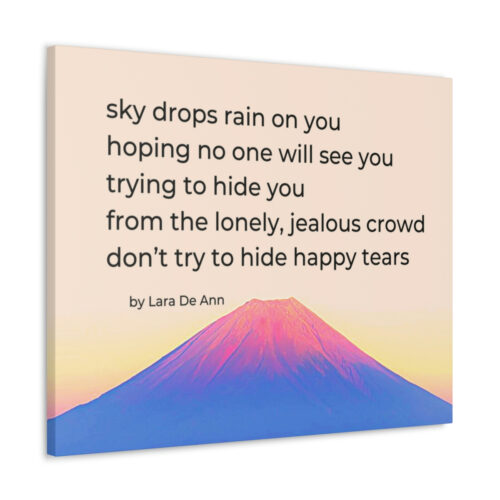 Happy Tears - canvas - natural - Image 13