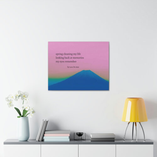 Spring - haiku - canvas - black letters - Image 21