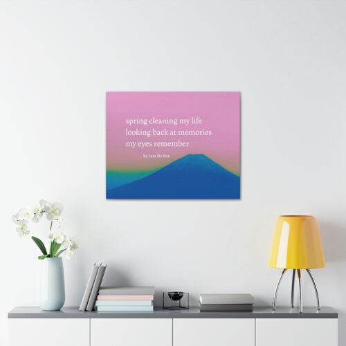Spring - haiku - canvas - white letters - Image 20