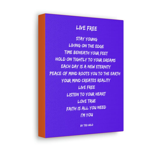 Live Free - canvas - purple - Image 11
