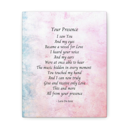 Your Presence - canvas - mauve - Image 4