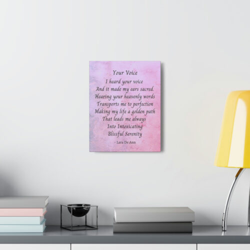 Your Voice - canvas - mauve - Image 6