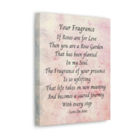 Your Fragrance - canvas - mauve